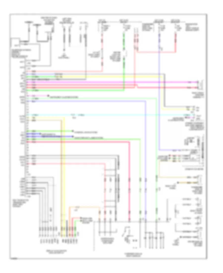 Telematics Wiring Diagram for Lexus LS 600hL 2011
