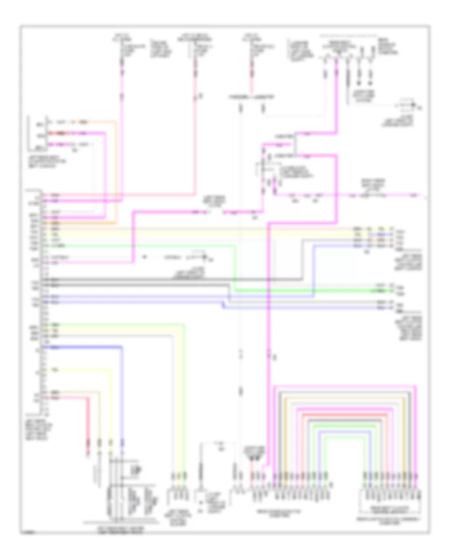Climate Control Seats Wiring Diagram, Rear (1 of 2) for Lexus LS 600hL 2011