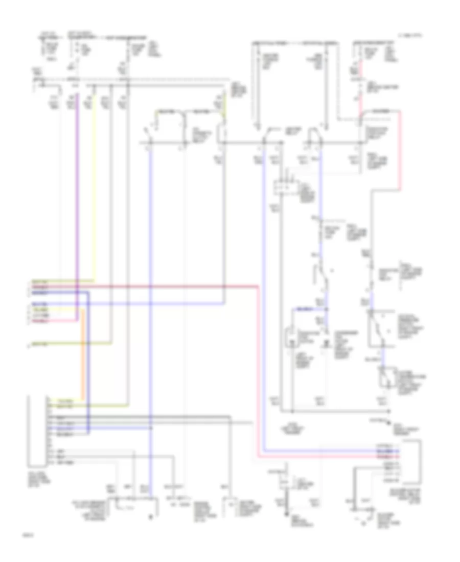 A C Wiring Diagram 2 of 2 for Lexus GS 300 1993