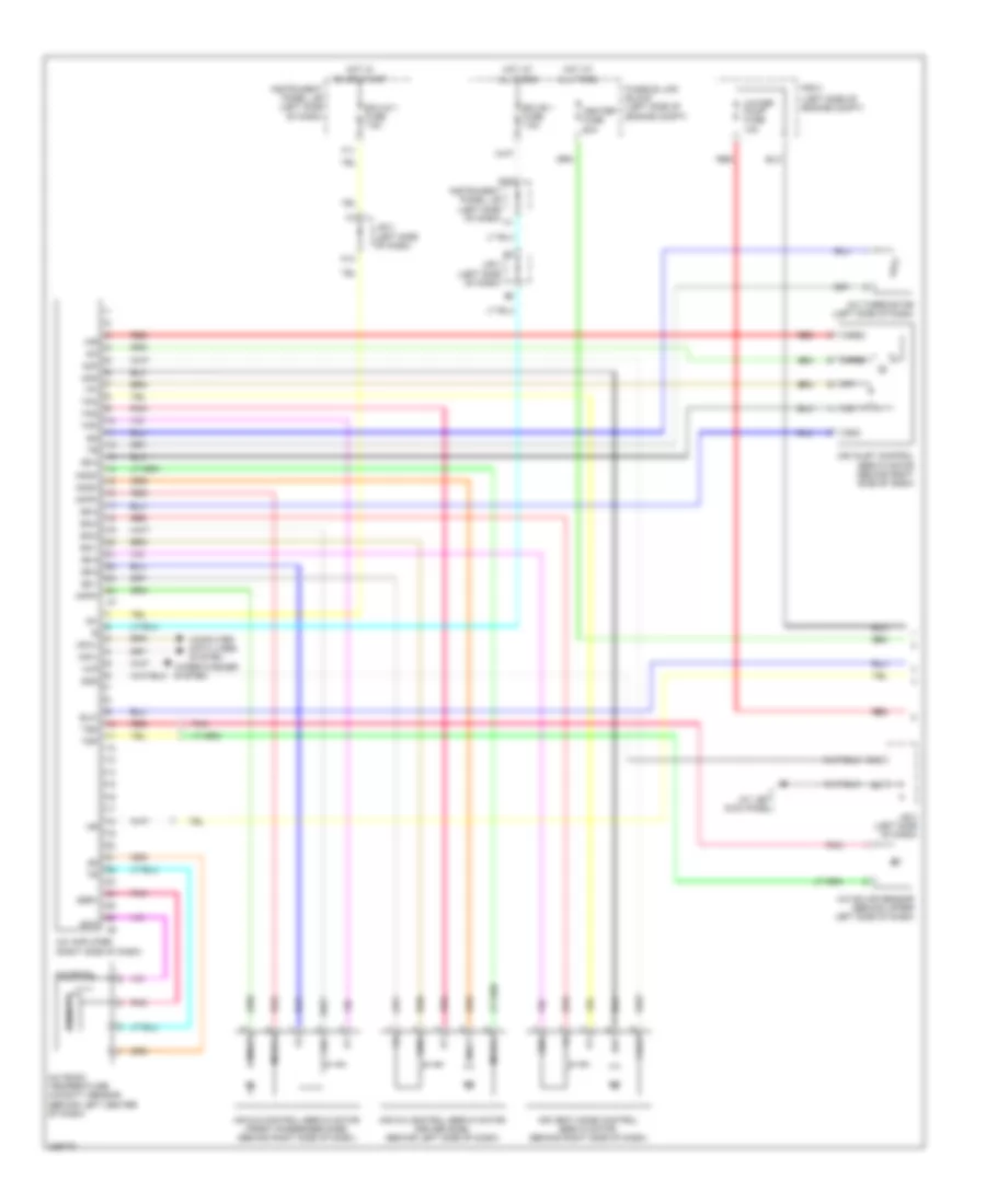 Automatic A C Wiring Diagram 1 of 2 for Lexus RX 400h 2006