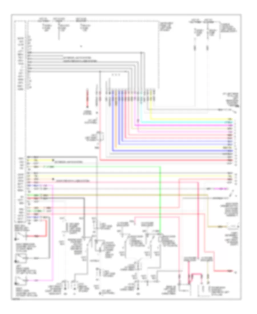 Forced Entry Wiring Diagram 1 of 2 for Lexus RX 400h 2006