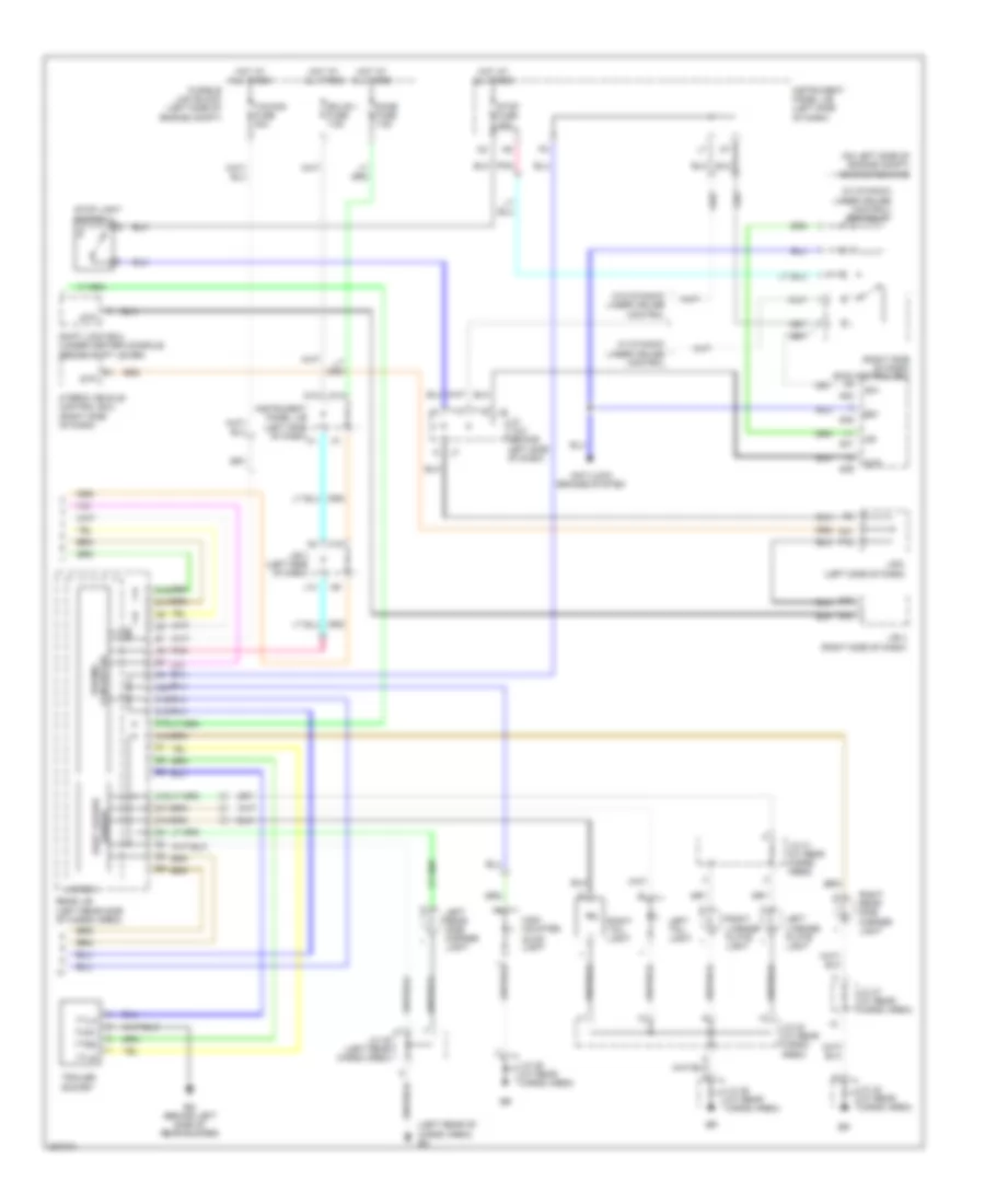 Exterior Lamps Wiring Diagram 2 of 2 for Lexus RX 400h 2006