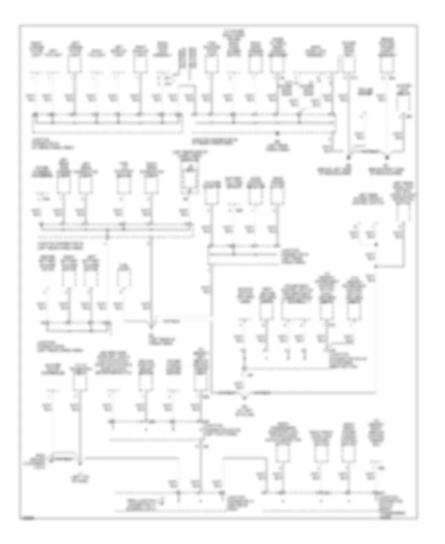 Ground Distribution Wiring Diagram 2 of 4 for Lexus RX 400h 2006