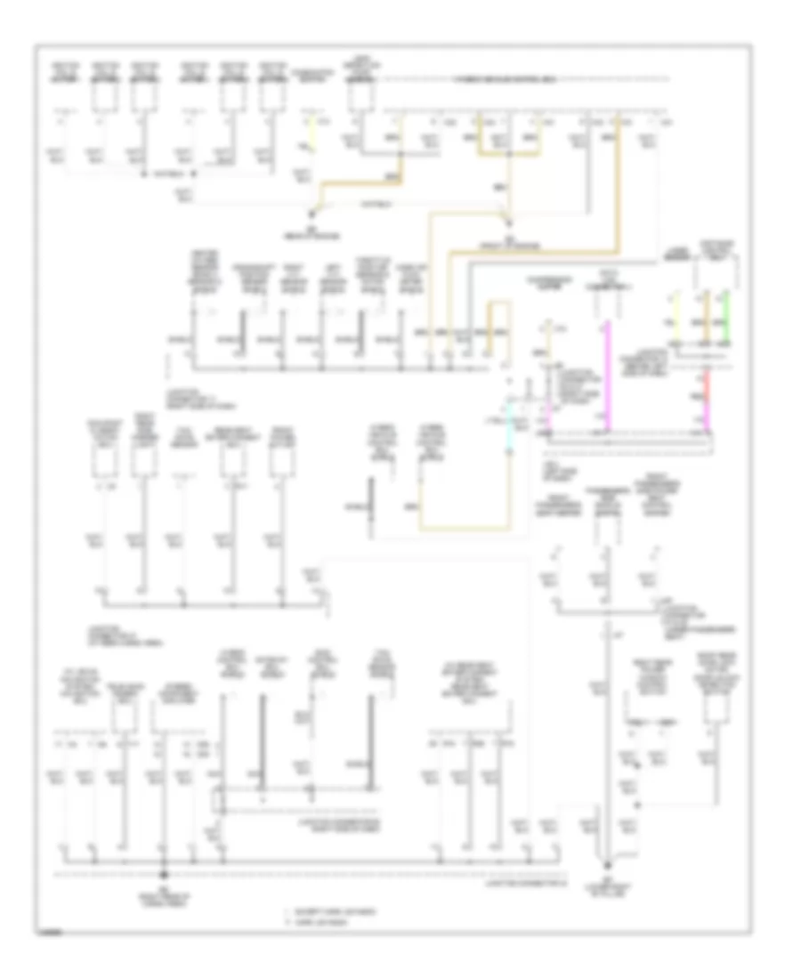 Ground Distribution Wiring Diagram 3 of 4 for Lexus RX 400h 2006