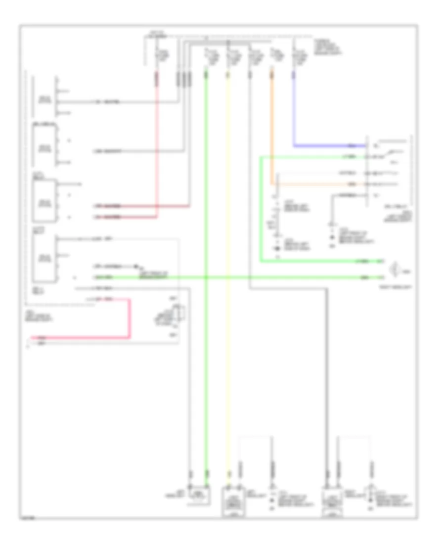 Headlamps Wiring Diagram 2 of 2 for Lexus RX 400h 2006