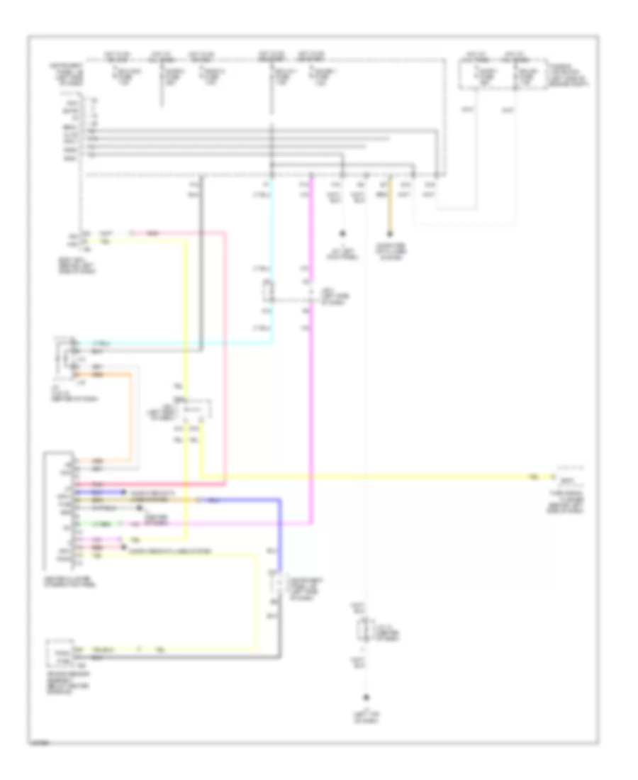 Multi Information System Wiring Diagram for Lexus RX 400h 2006