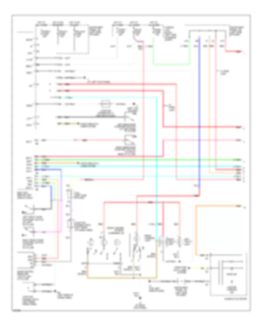 Courtesy Lamps Wiring Diagram 1 of 2 for Lexus RX 400h 2006