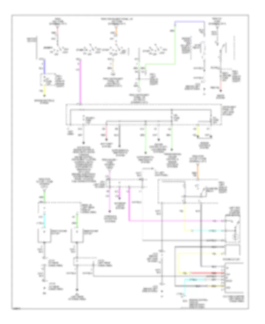 Power Distribution Wiring Diagram 3 of 3 for Lexus RX 400h 2006