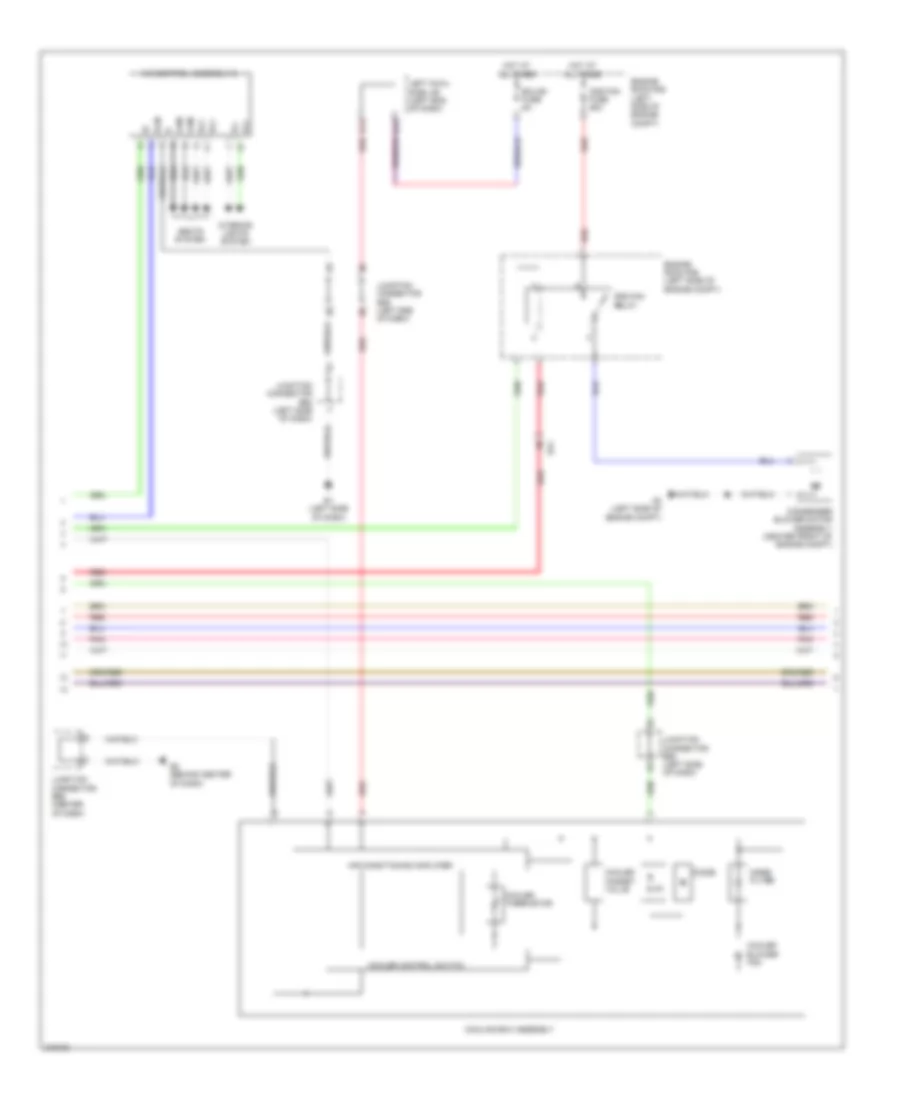 Automatic AC Wiring Diagram (3 of 4) for Lexus LX 570 2011
