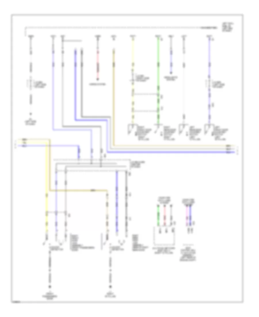 Forced Entry Wiring Diagram 2 of 6 for Lexus LX 570 2011