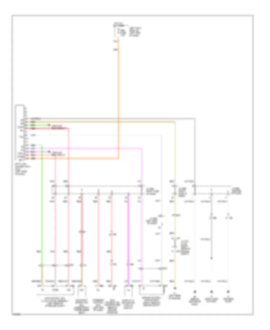 Data Link Connector Wiring Diagram for Lexus LX 570 2011