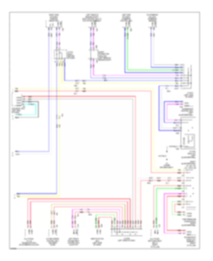 High Low Bus Wiring Diagram 2 of 2 for Lexus LX 570 2011