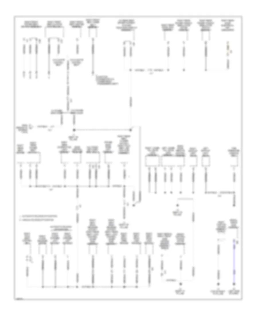 Ground Distribution Wiring Diagram (2 of 6) for Lexus LX 570 2011