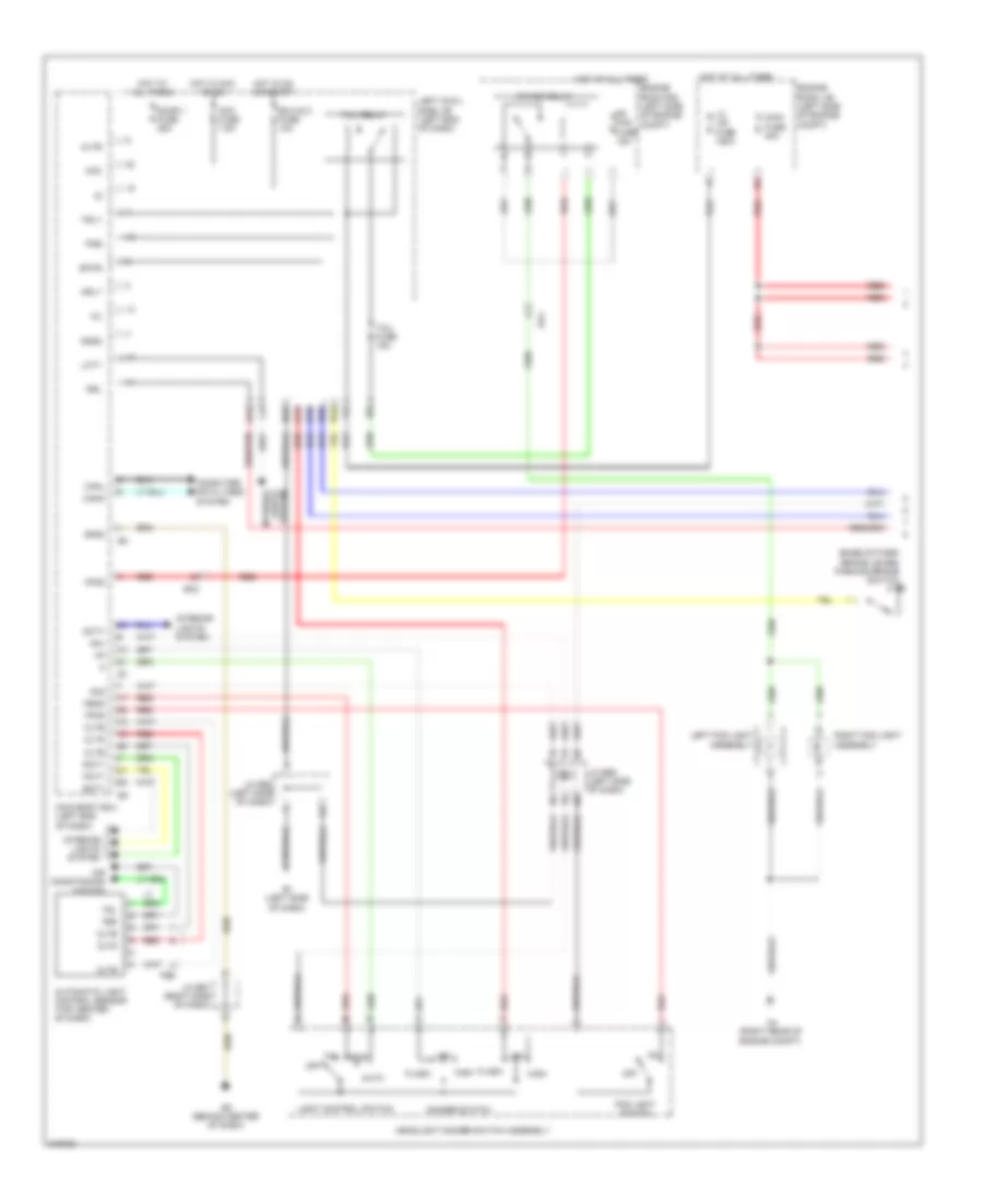 Headlamps Wiring Diagram (1 of 2) for Lexus LX 570 2011