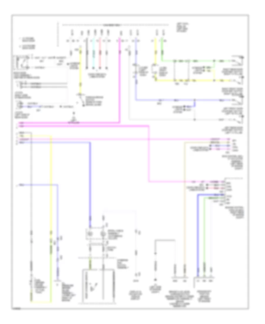 Instrument Cluster Wiring Diagram 2 of 2 for Lexus LX 570 2011