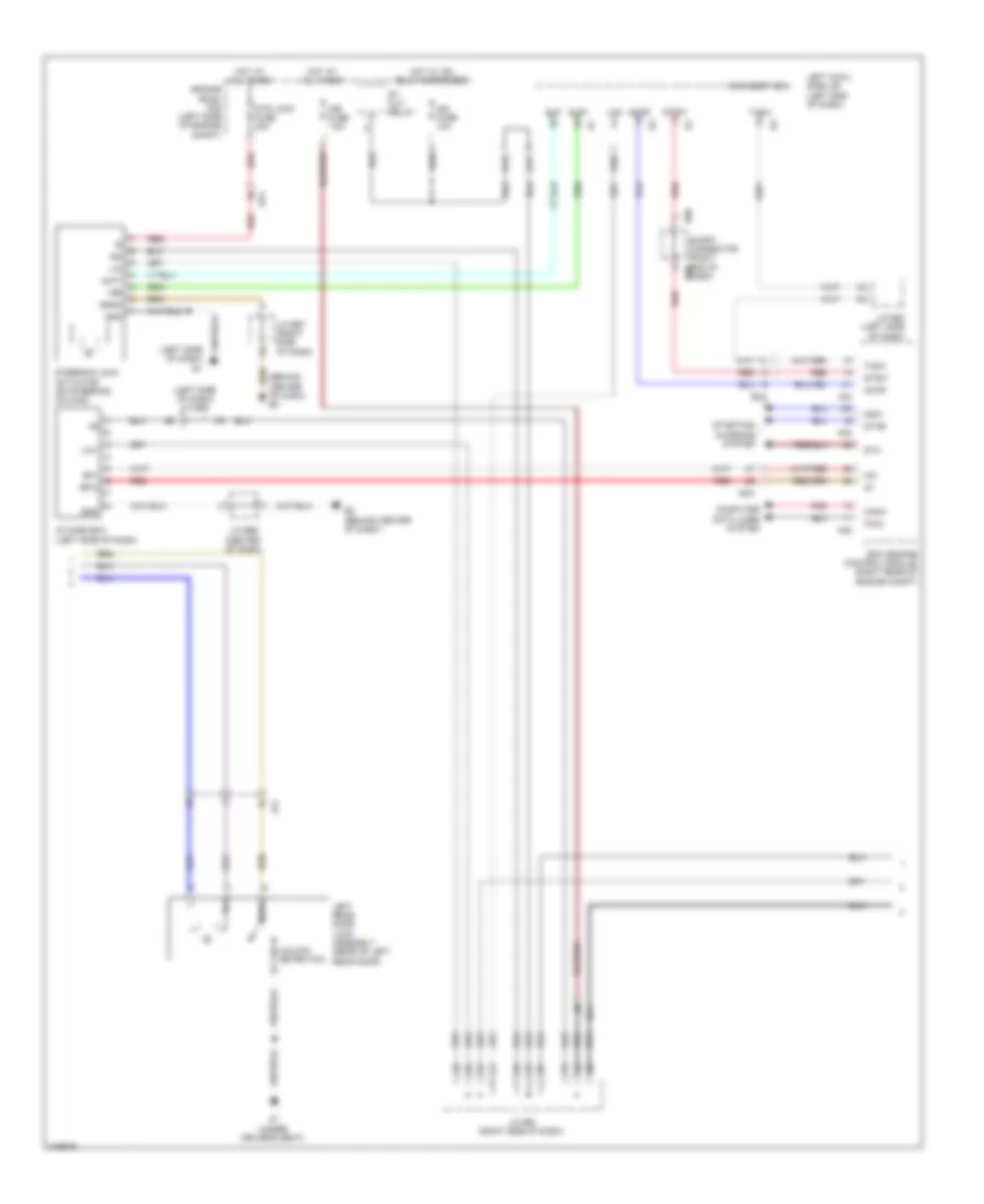 Power Door Locks Wiring Diagram (3 of 6) for Lexus LX 570 2011