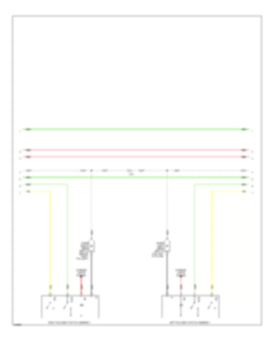 Rear Folding Seat Wiring Diagram Manual 2 of 3 for Lexus LX 570 2011
