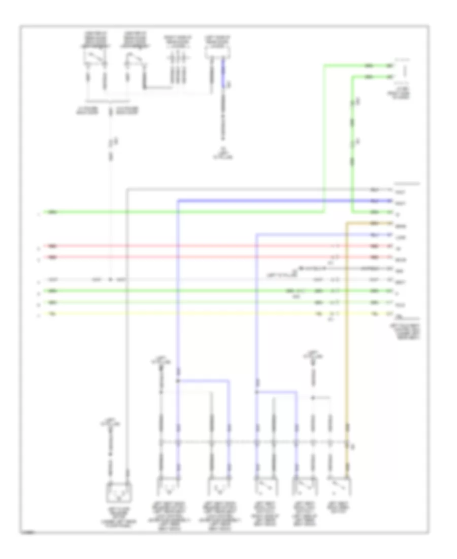 Rear Folding Seat Wiring Diagram, Manual (3 of 3) for Lexus LX 570 2011
