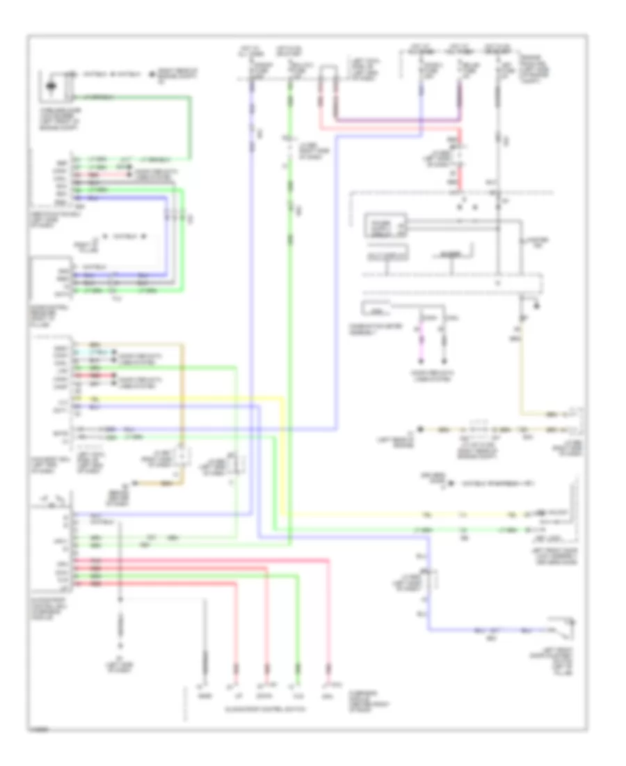 Power TopSunroof Wiring Diagram for Lexus LX 570 2011