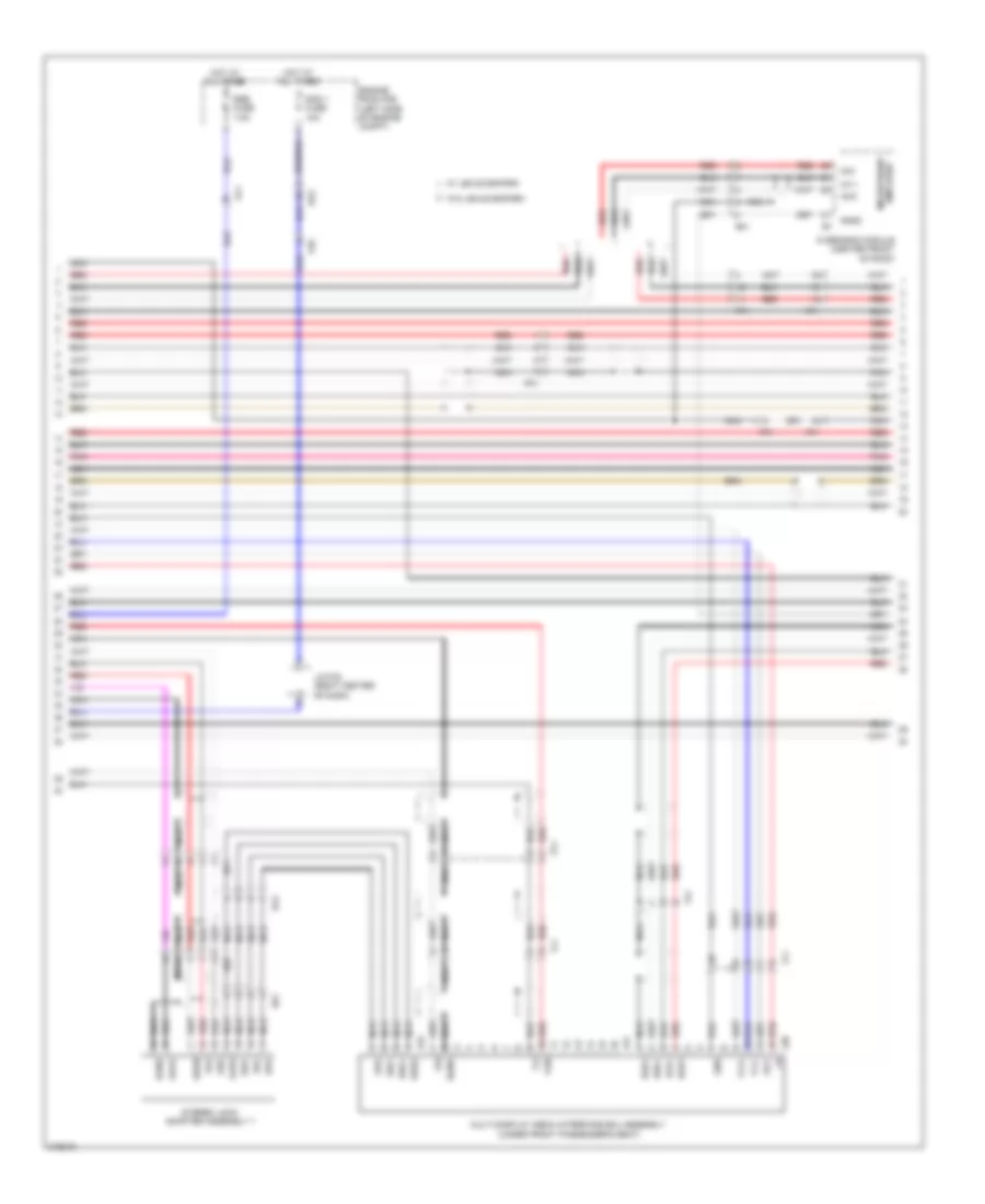 Radio Wiring Diagram, with Mark Levinson (3 of 5) for Lexus LX 570 2011