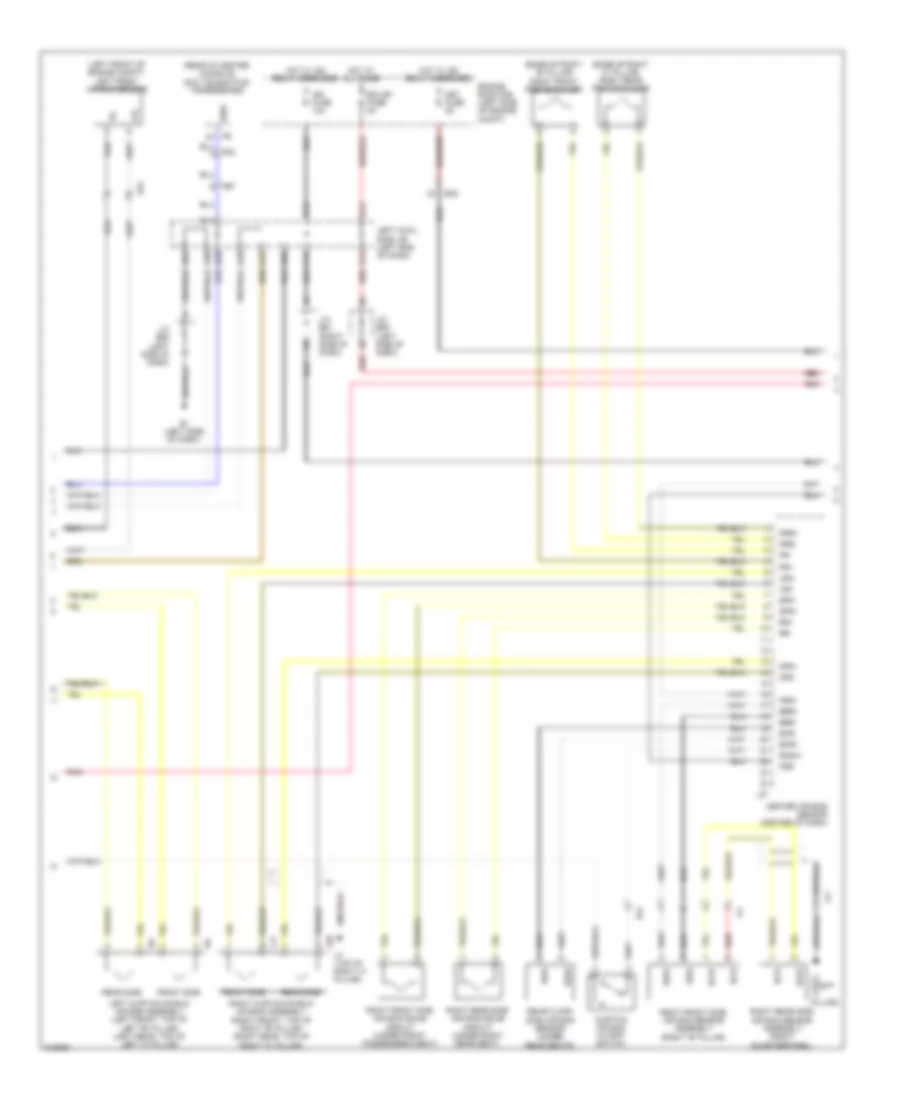 Supplemental Restraint Wiring Diagram 2 of 3 for Lexus LX 570 2011