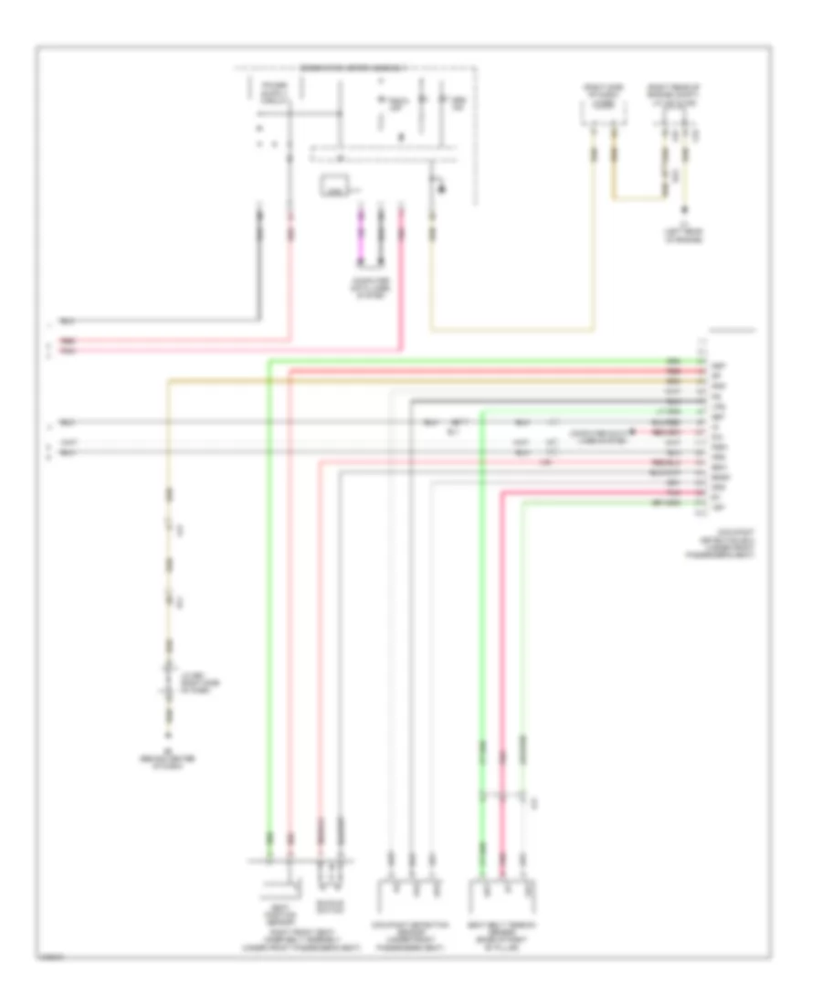 Supplemental Restraint Wiring Diagram 3 of 3 for Lexus LX 570 2011