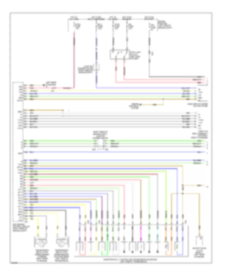 A T Wiring Diagram 1 of 2 for Lexus LX 570 2011