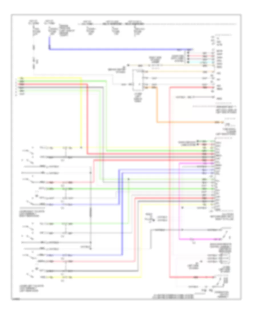 Back Door Opener Wiring Diagram (2 of 2) for Lexus LX 570 2011