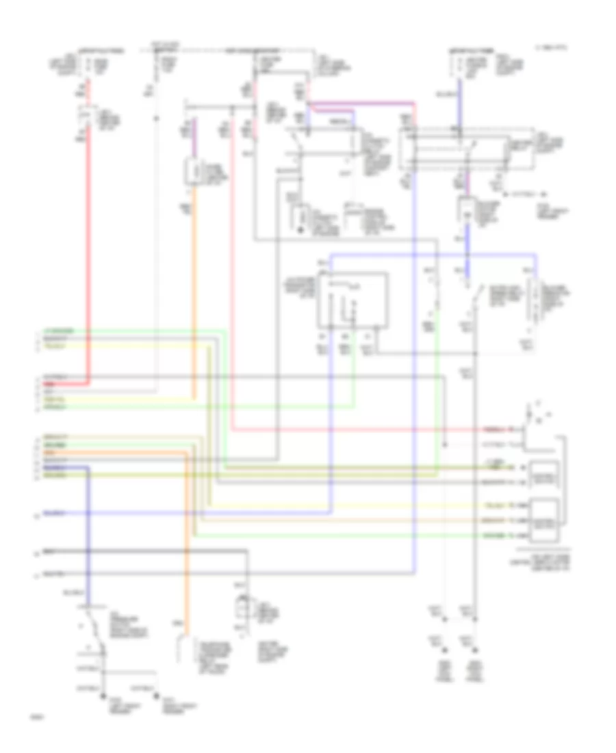 A C Wiring Diagram 2 of 2 for Lexus LS 400 1993