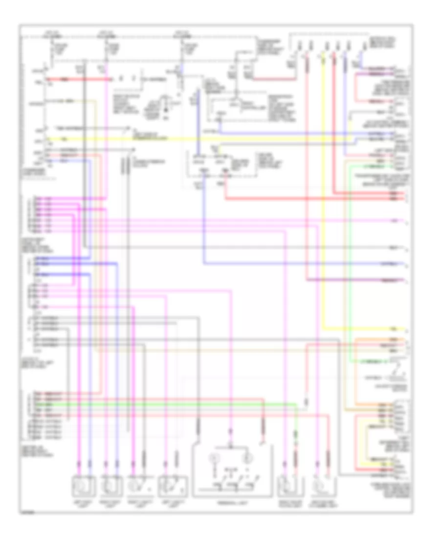 Courtesy Lamps Wiring Diagram 1 of 2 for Lexus SC 430 2006