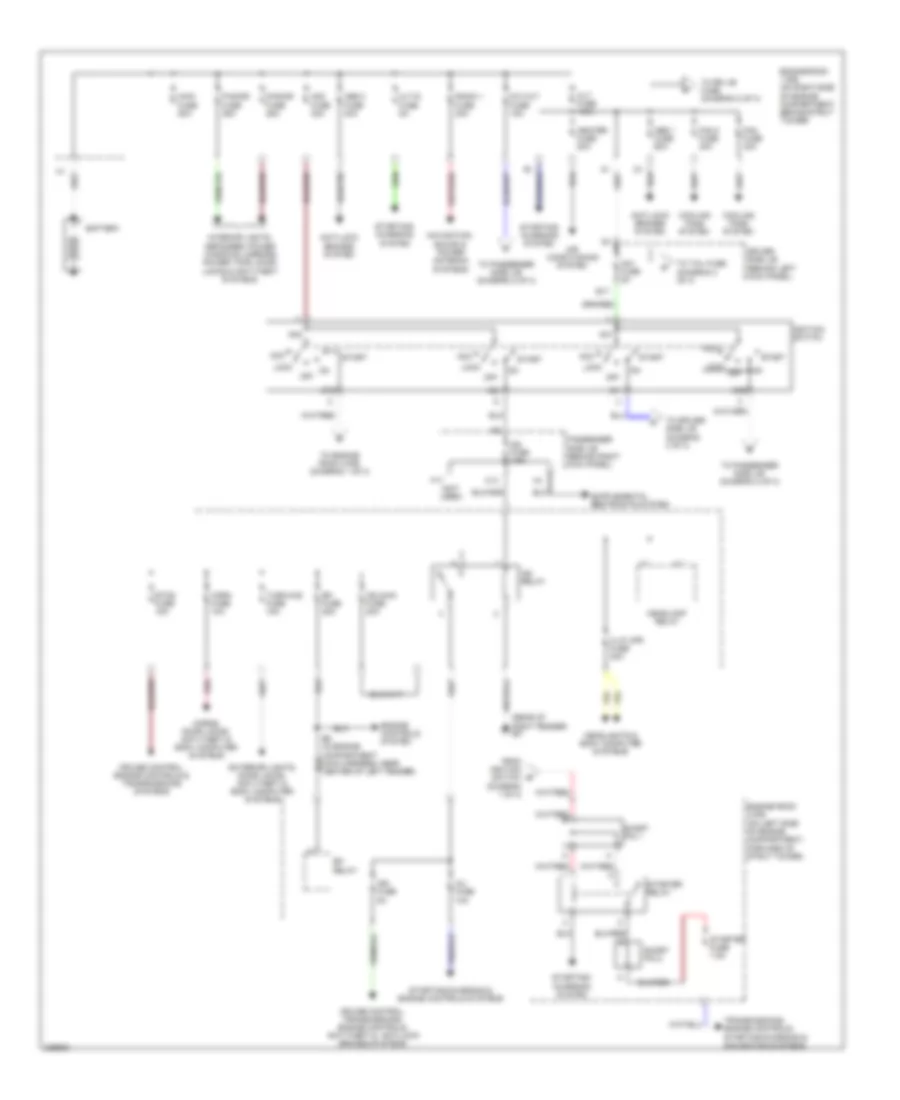 Power Distribution Wiring Diagram 1 of 3 for Lexus SC 430 2006
