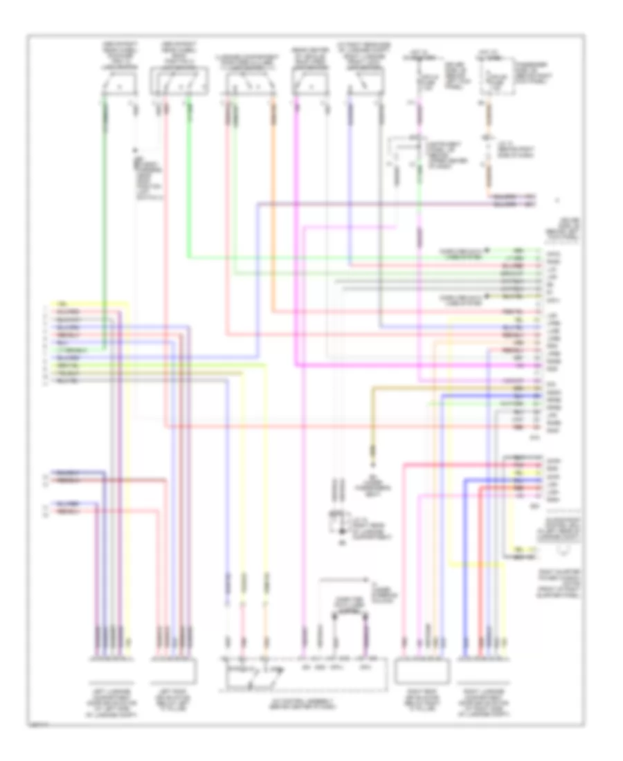 Power TopSunroof Wiring Diagram (2 of 2) for Lexus SC 430 2006