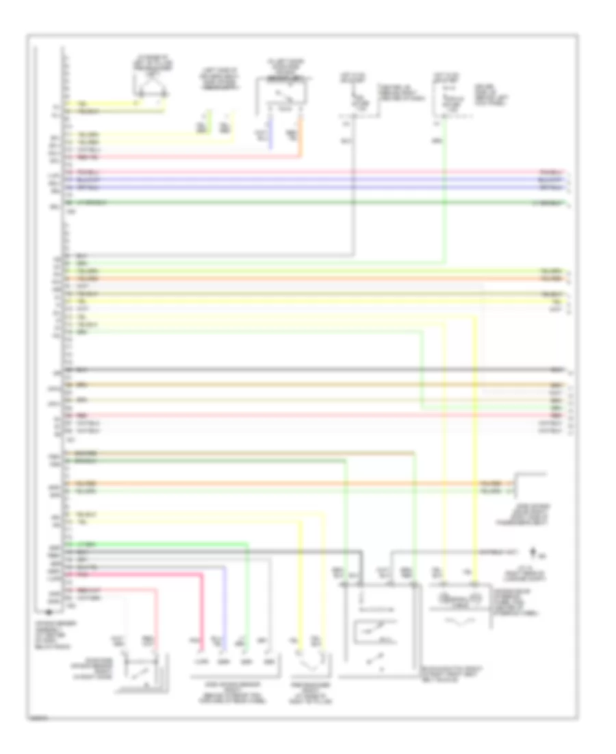 Supplemental Restraints Wiring Diagram 1 of 3 for Lexus SC 430 2006