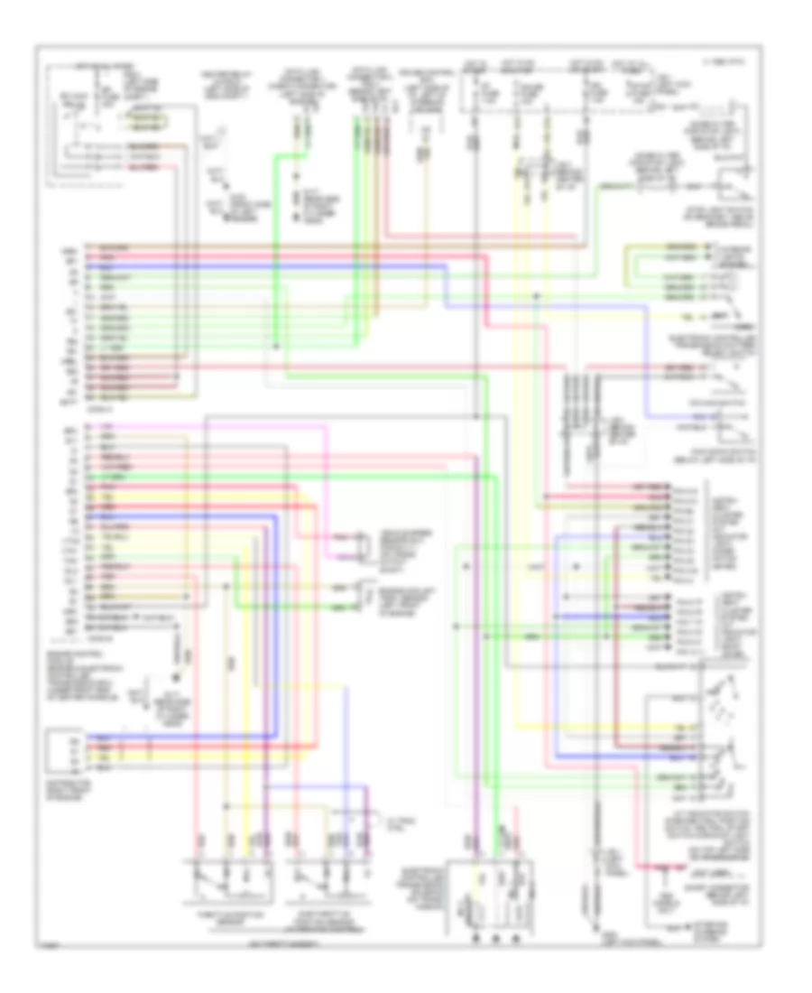 Transmission Wiring Diagram for Lexus SC 300 1993