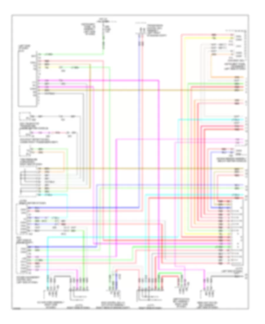 Computer Data Lines Wiring Diagram 1 of 3 for Lexus RX 350 2011
