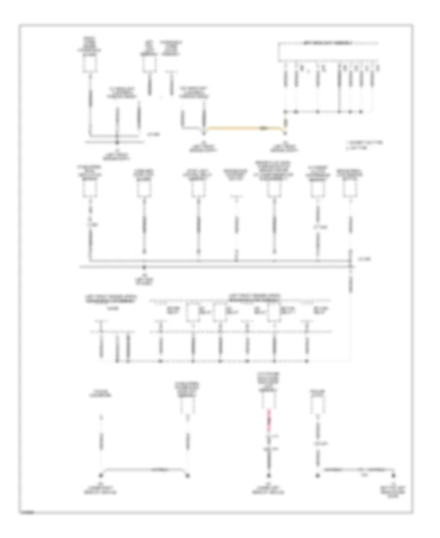 Ground Distribution Wiring Diagram 1 of 5 for Lexus RX 350 2011