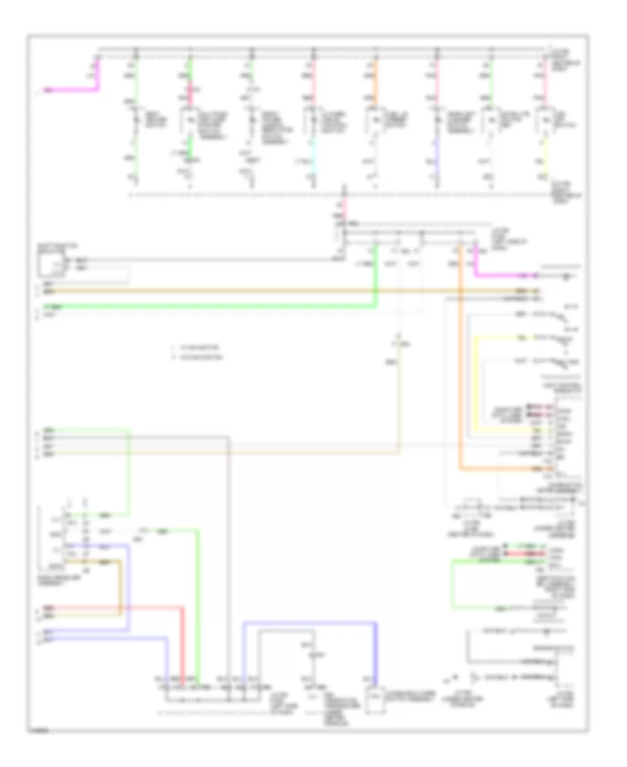 Instrument Illumination Wiring Diagram (2 of 2) for Lexus RX 350 2011