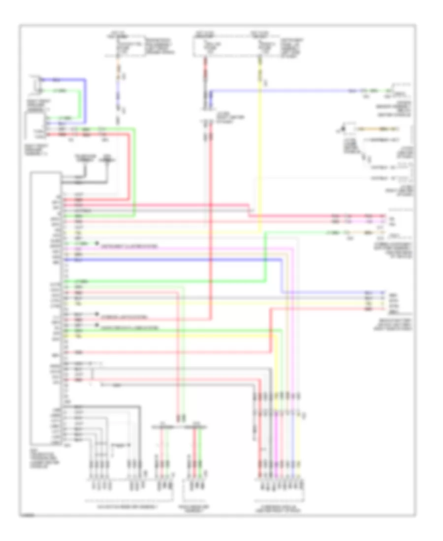 Telematics Wiring Diagram for Lexus RX 350 2011