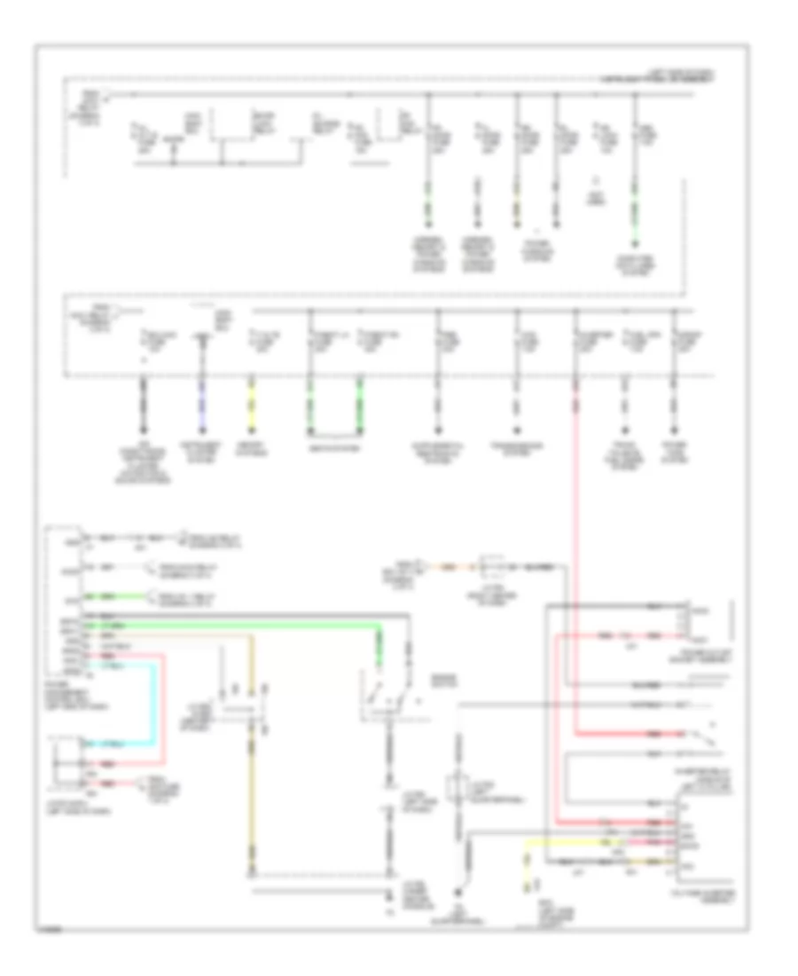 Power Distribution Wiring Diagram 4 of 4 for Lexus RX 350 2011
