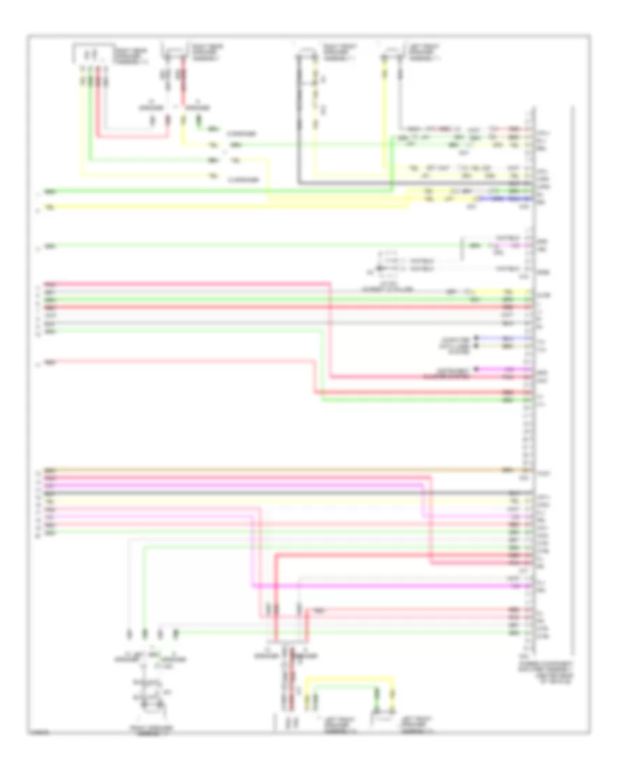 Radio Wiring Diagram, without Navigation (4 of 4) for Lexus RX 350 2011