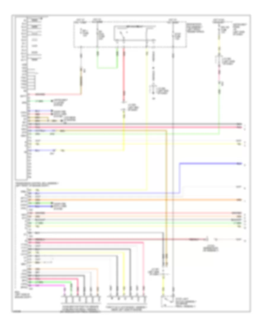 A T Wiring Diagram 1 of 2 for Lexus RX 350 2011