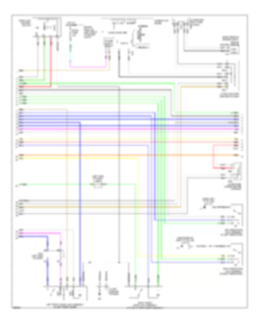 Forced Entry Wiring Diagram 2 of 5 for Lexus ES 350 2007