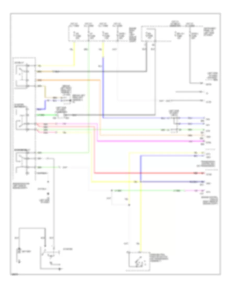 Starting Wiring Diagram for Lexus ES 350 2007