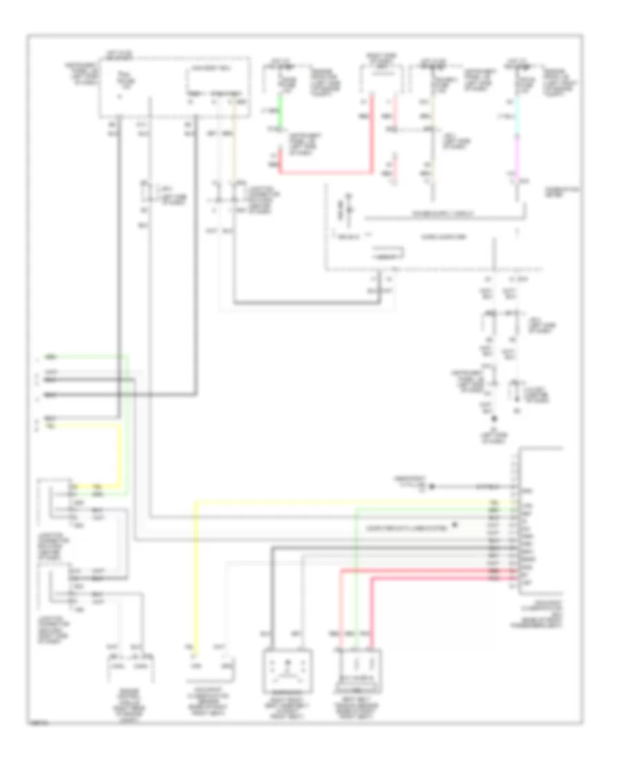 Supplemental Restraint Wiring Diagram with Rear Side Air Bag 3 of 3 for Lexus ES 350 2007