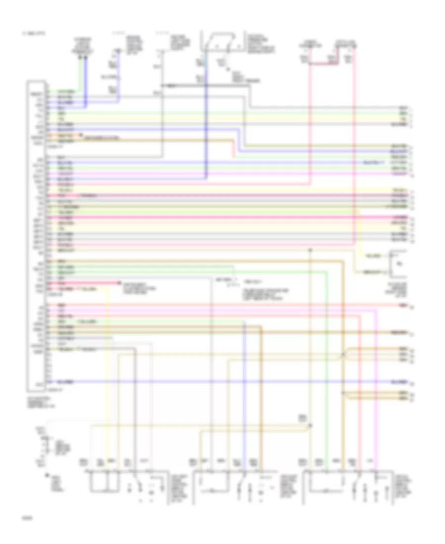 A C Wiring Diagram 1 of 2 for Lexus SC 400 1993