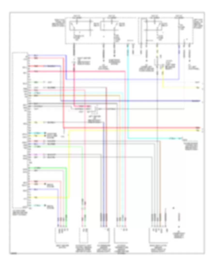 Automatic A C Wiring Diagram 1 of 3 for Lexus GS 350 2007
