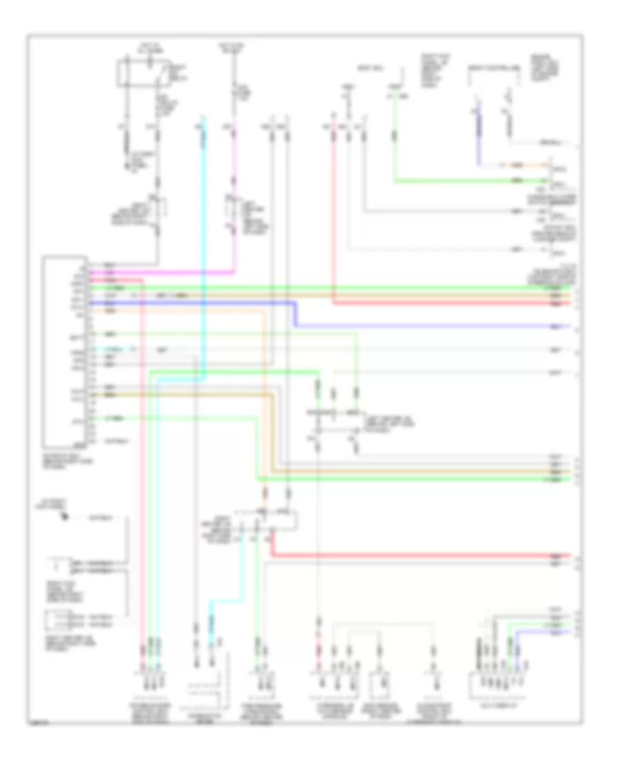 High Low Bus Wiring Diagram 1 of 4 for Lexus GS 350 2007