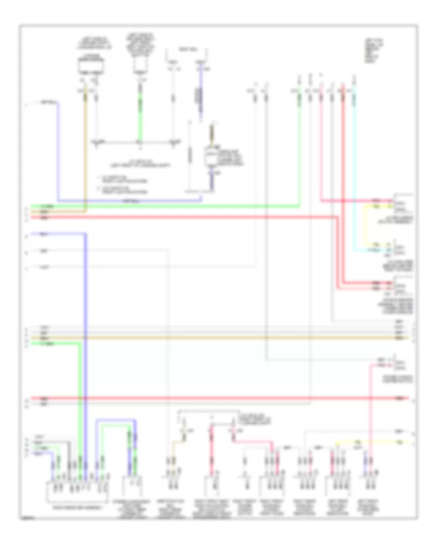 High Low Bus Wiring Diagram 2 of 4 for Lexus GS 350 2007