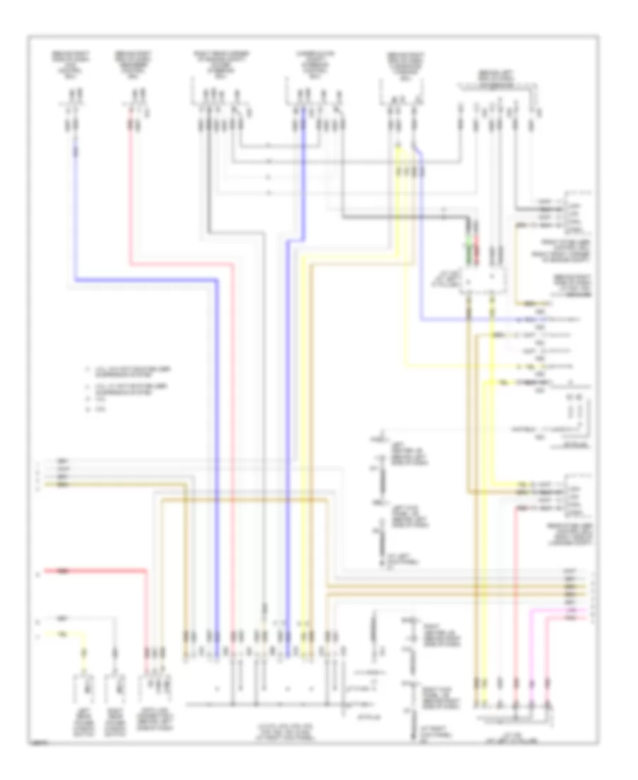 High Low Bus Wiring Diagram 3 of 4 for Lexus GS 350 2007