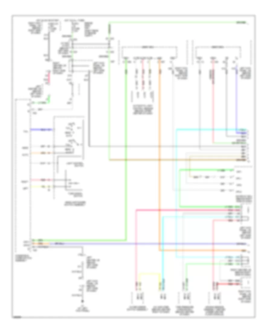 Exterior Lamps Wiring Diagram 1 of 3 for Lexus GS 350 2007